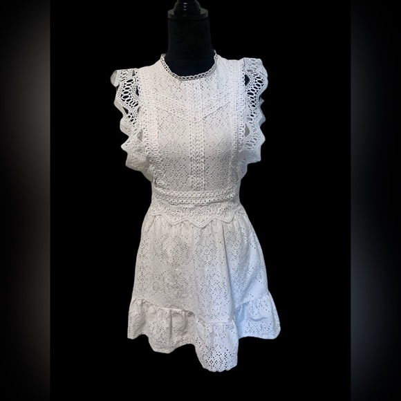 Altar'd State Dresses & Skirts - Altar’d State White Lacy Dress